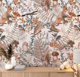 Papel de parede Aquarela Floresta